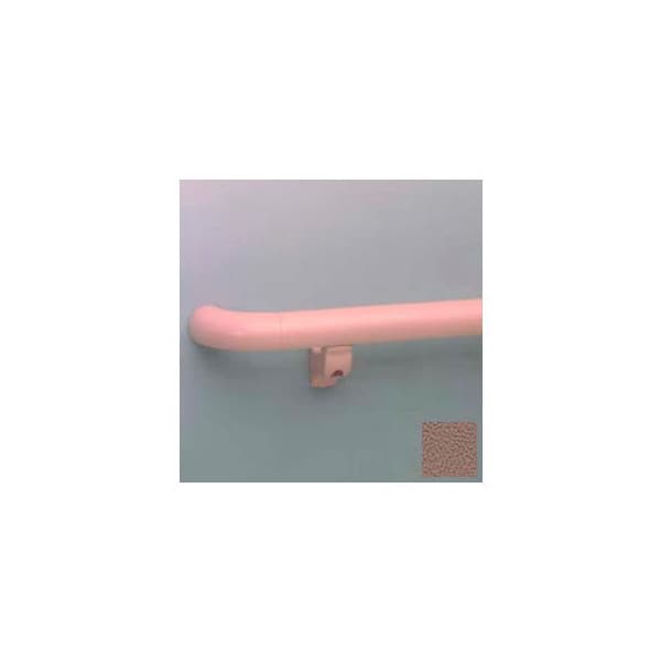 Pawling Round Handrail, 1-1/2" Grip, Aluminum Retainer, 12' Long, Cafe Au Lait BR-1200-12-694 - main